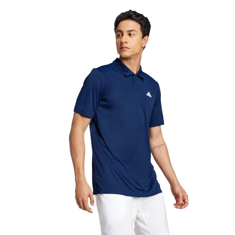 Camisa Adidas Polo Club Masculina JF8507 Azul/Branco 2