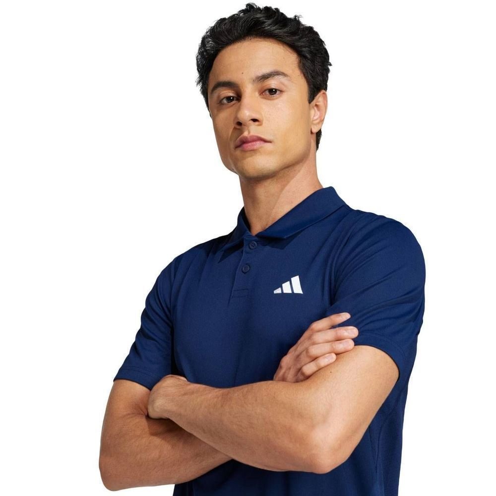 Camisa Adidas Polo Club Masculina JF8507 Azul/Branco 5