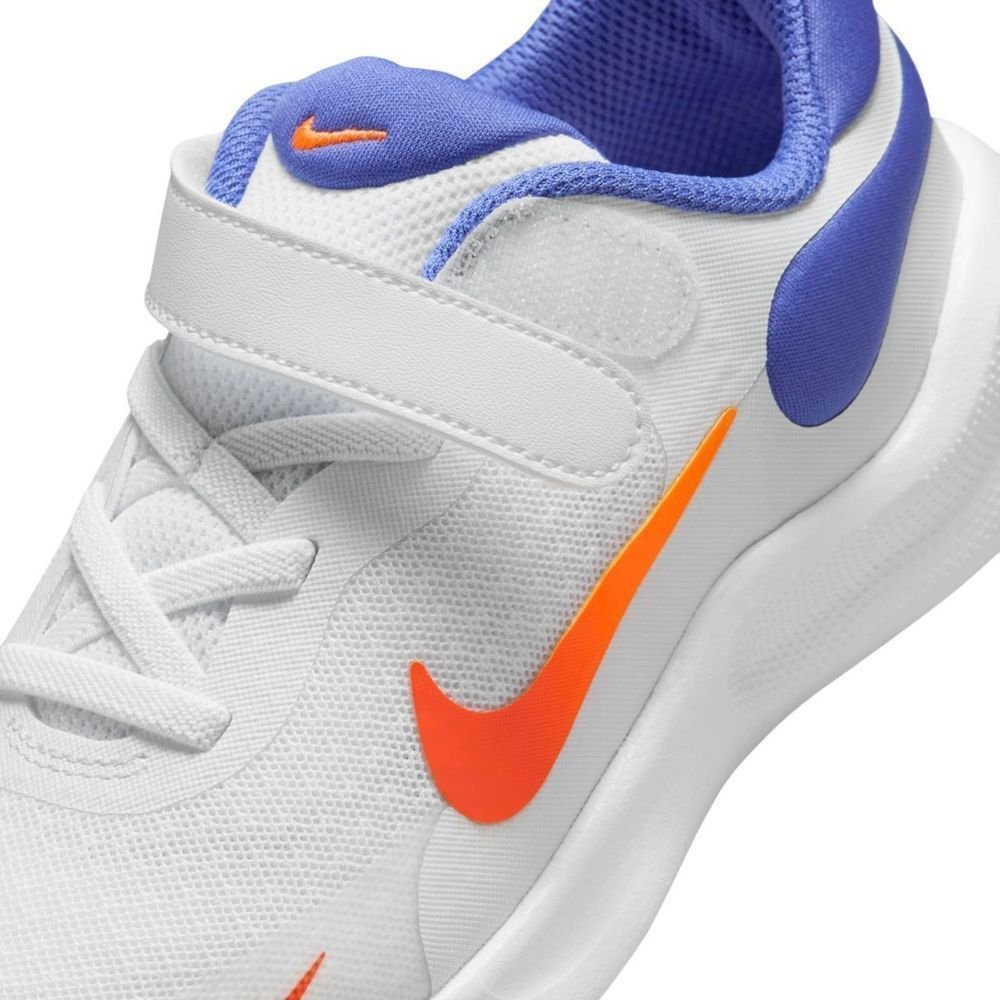 Tênis Infantil Nike Revolution 7 FB7690-102 Branco/Azul 6