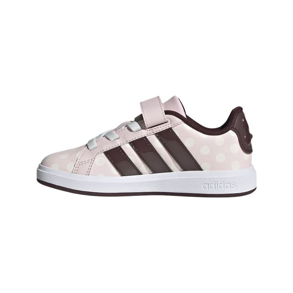 Tênis Juvenil Adidas Grand Court Minnie El K JR8133 Rosa Claro/Bordo 2