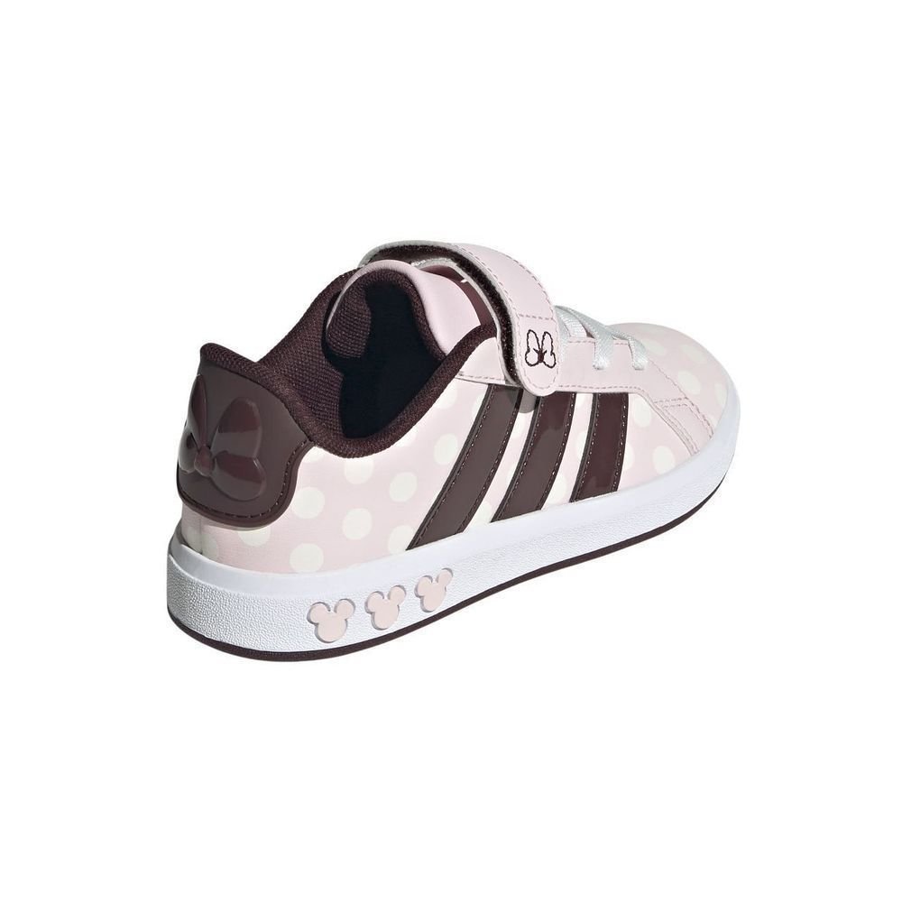 Tênis Juvenil Adidas Grand Court Minnie El K JR8133 Rosa Claro/Bordo 4