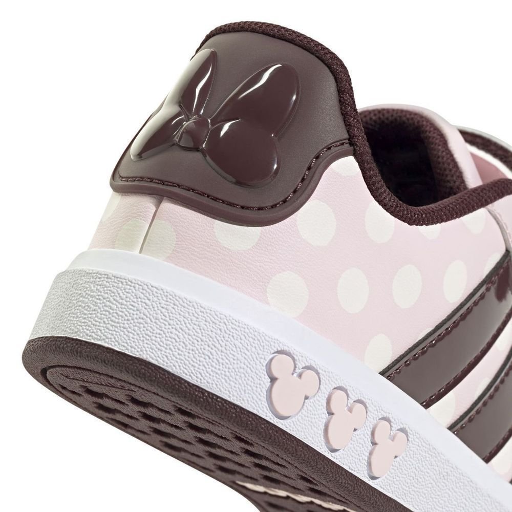 Tênis Juvenil Adidas Grand Court Minnie El K JR8133 Rosa Claro/Bordo 8