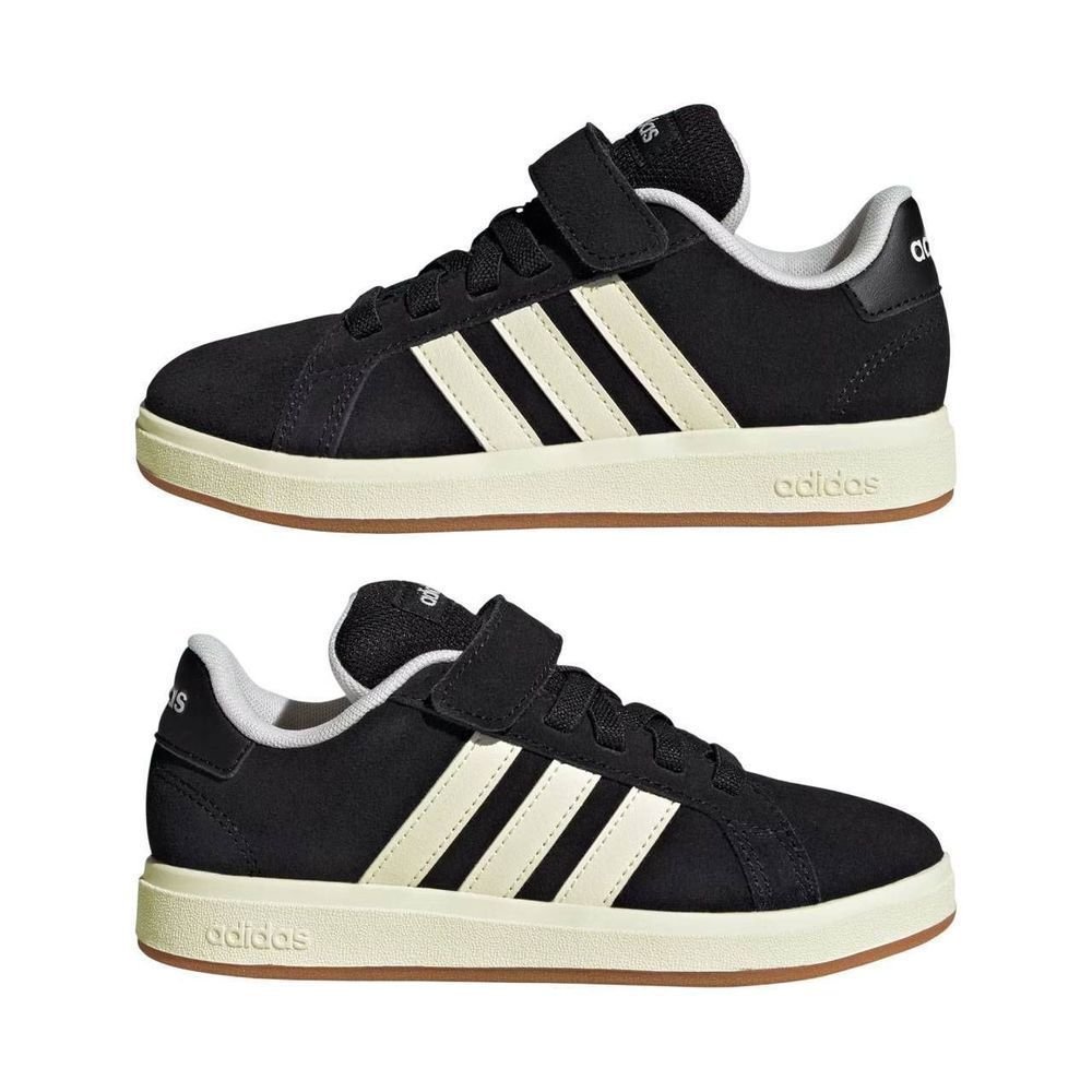 Tênis Juvenil Adidas Grand Court 00s JP5896 Preto/Creme 8