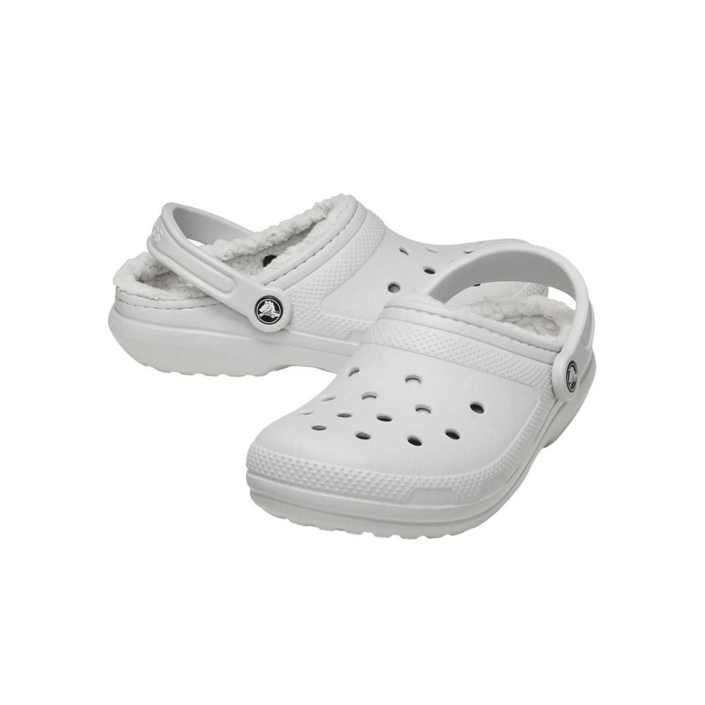 Sandália Crocs Classic Lined Clog Unissex 203591-1FT Branco 2