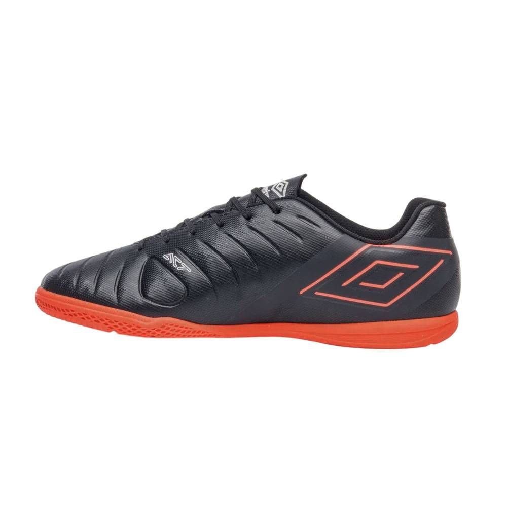 Chuteira Umbro Futsal Fifty VI League Masc U01FB00334-102 Preto/Vermelho 2