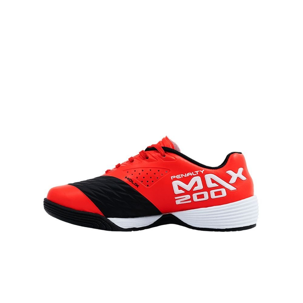 Chuteira Juvenil Penalty Futsal Max 200 Kids Y-1 126258-4340 Vermelho/Preto 2