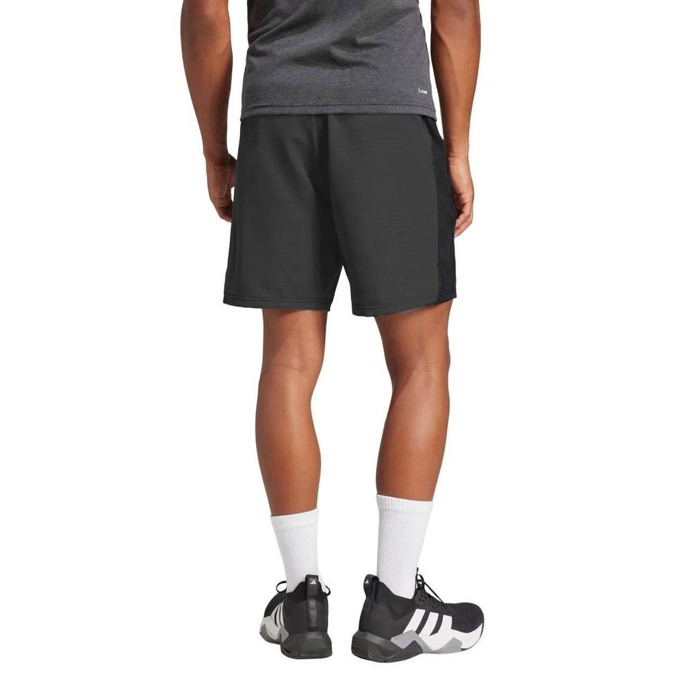 Shorts Adidas Woven Melange Essentials 7 Masculino JM3655 Chumbo/Preto