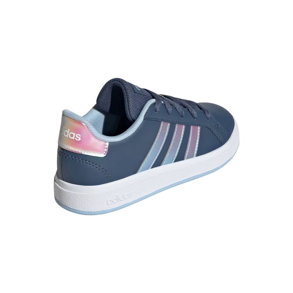 Tênis Juvenil Adidas Grand Court JR6095 Azul Marinho 3
