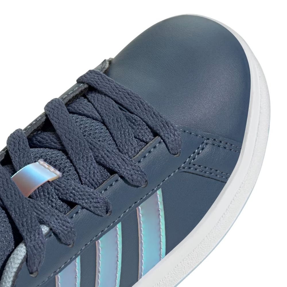 Tênis Juvenil Adidas Grand Court JR6095 Azul Marinho 9