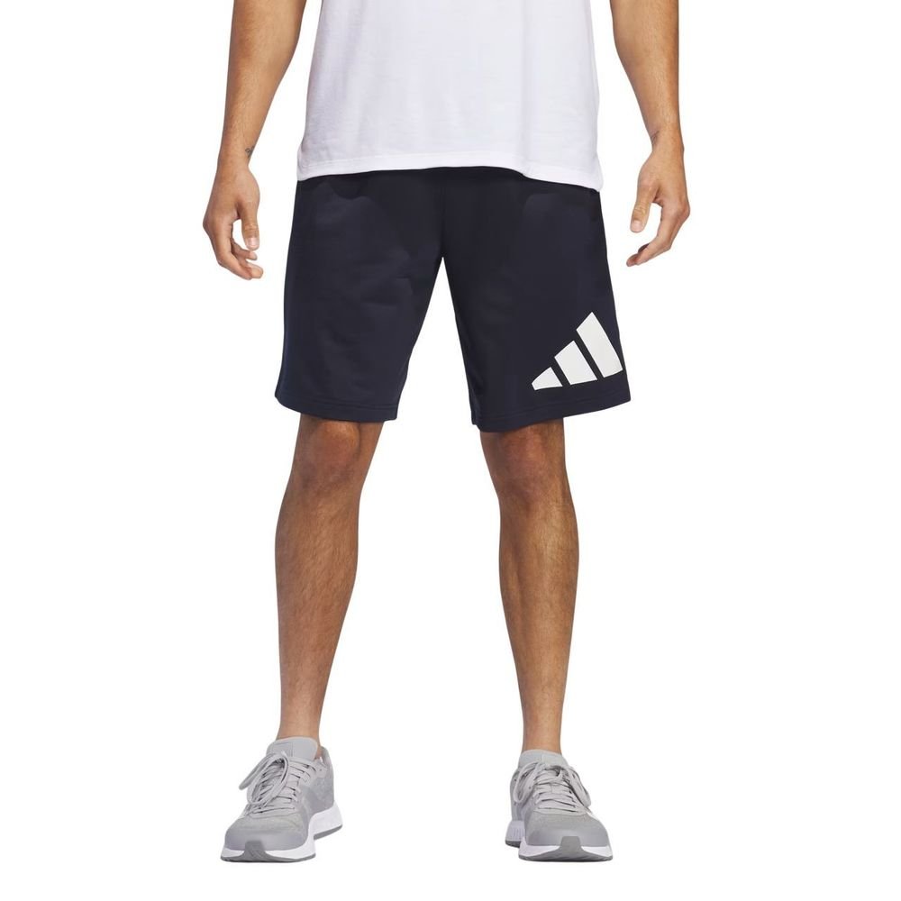 Shorts Adidas Logo Masculino IV5909 Azul Marinho/Branco 1