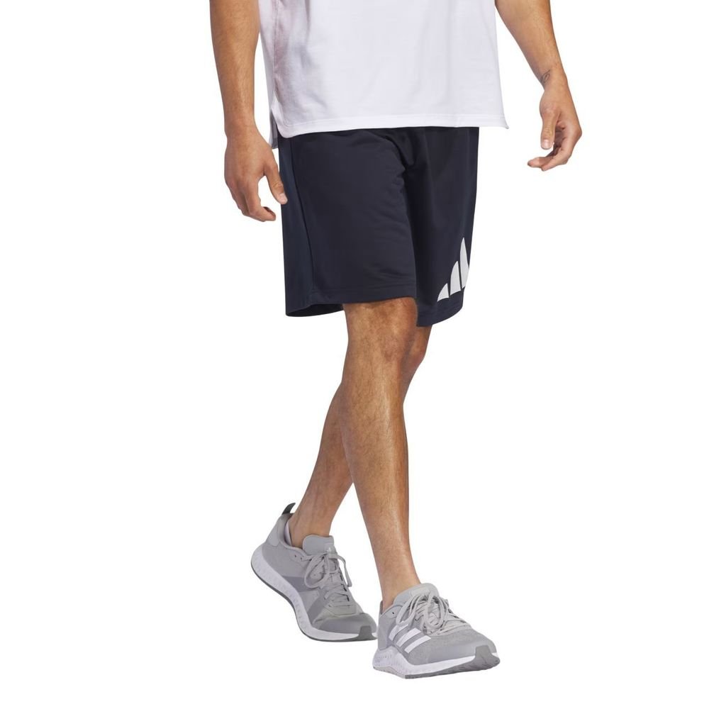 Shorts Adidas Logo Masculino IV5909 Azul Marinho/Branco 3