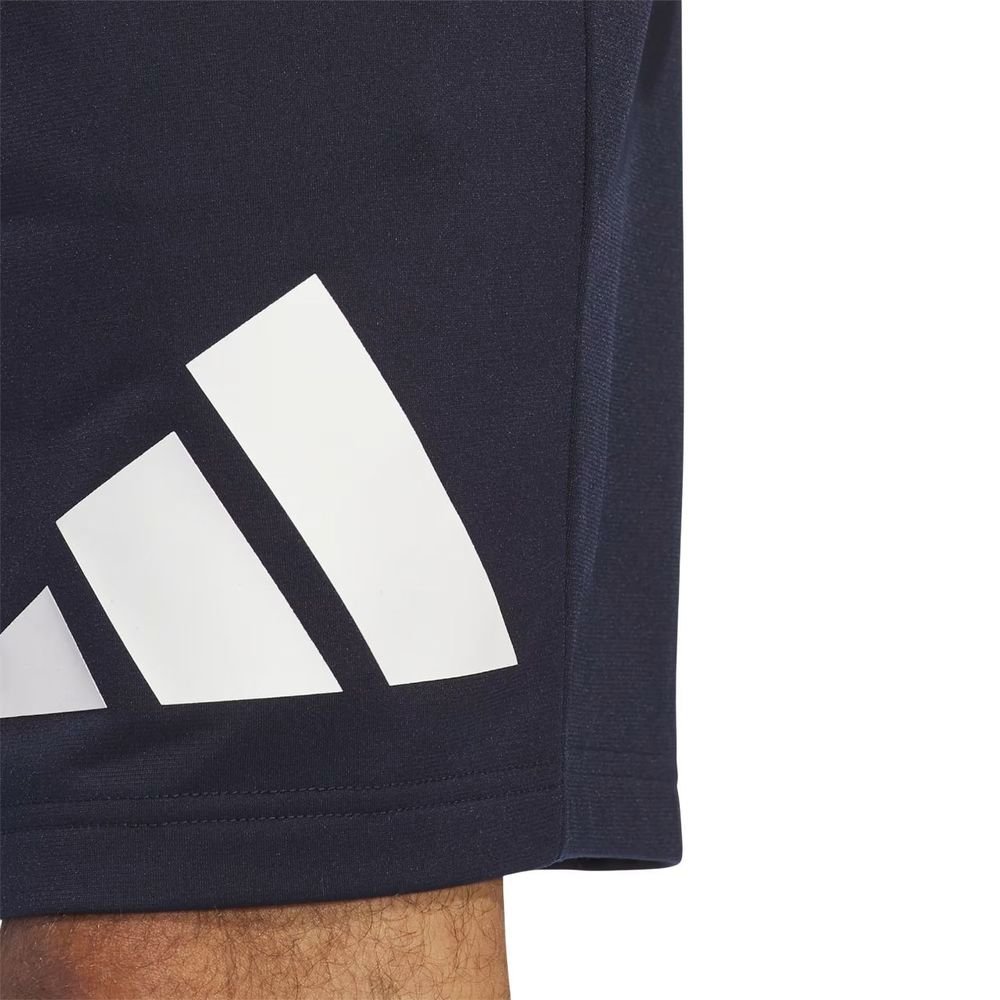 Shorts Adidas Logo Masculino IV5909 Azul Marinho/Branco 5
