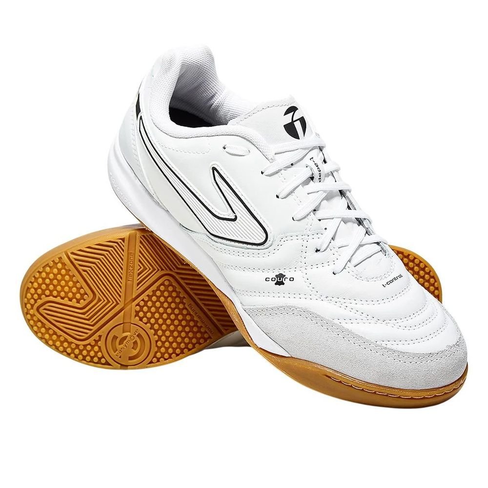 Chuteira Topper Futsal Maestro Pro V Masculina TP05310002 Branco/Preto 3