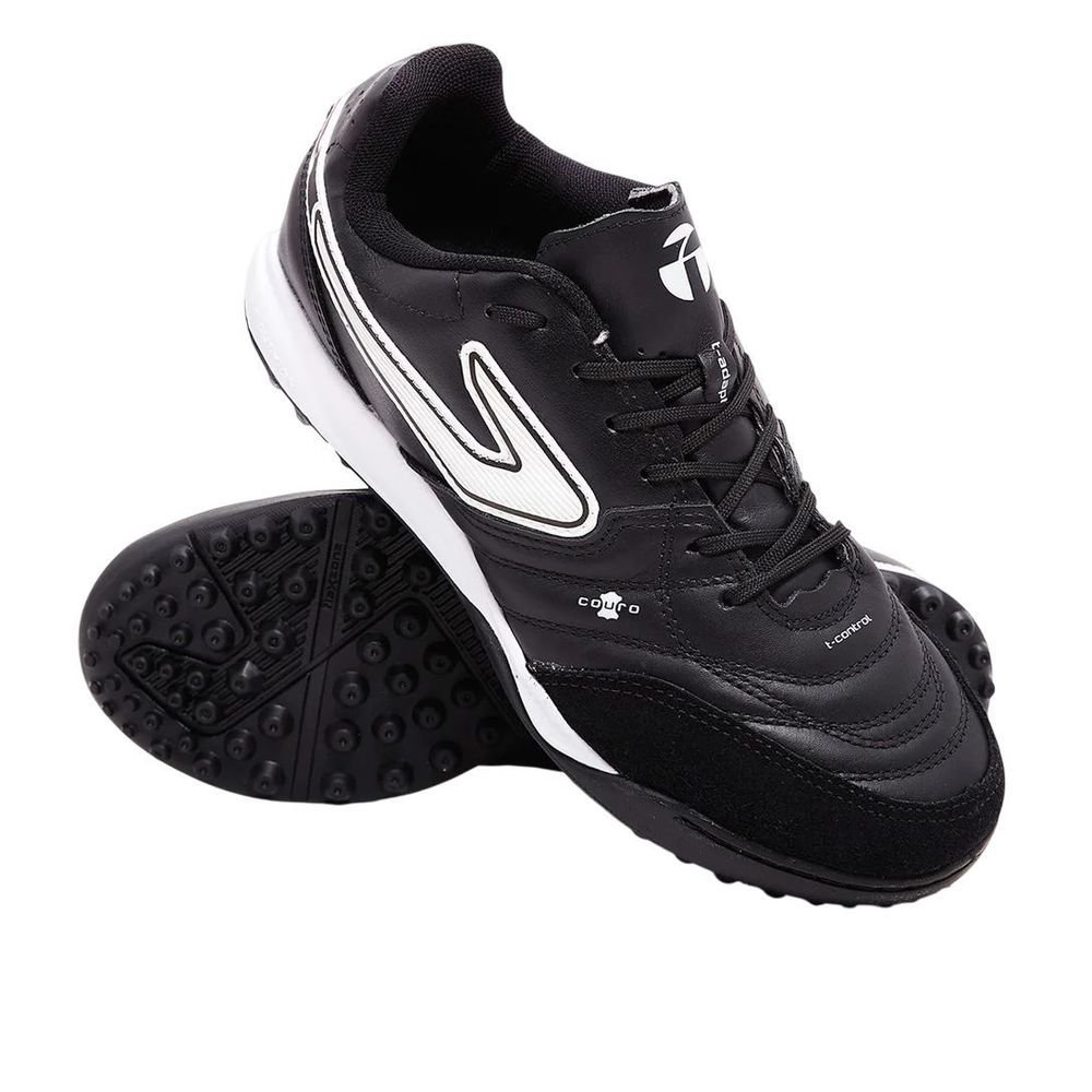 Chuteira Topper Society Maestro Pro V Masculina TP05320001 Preto/Branco 3