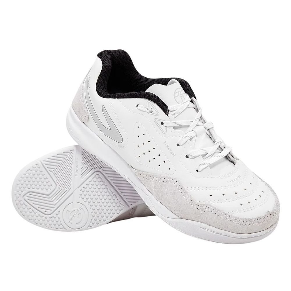 Chuteira Juvenil Topper Futsal Dominator Club V TP08120002 Branco 3