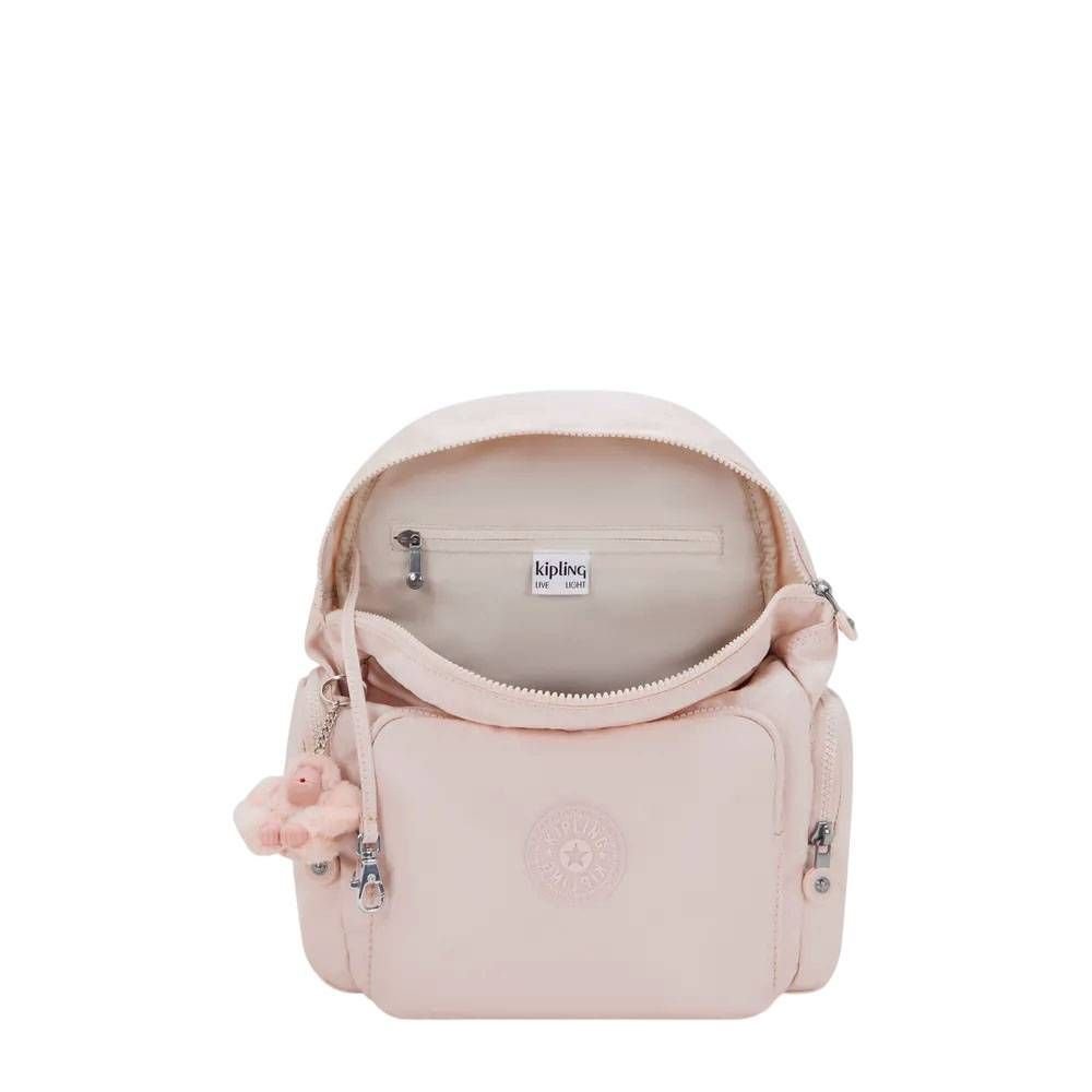 Mochila Kipling City Zip S Unissex I56343DZ Rosa 3