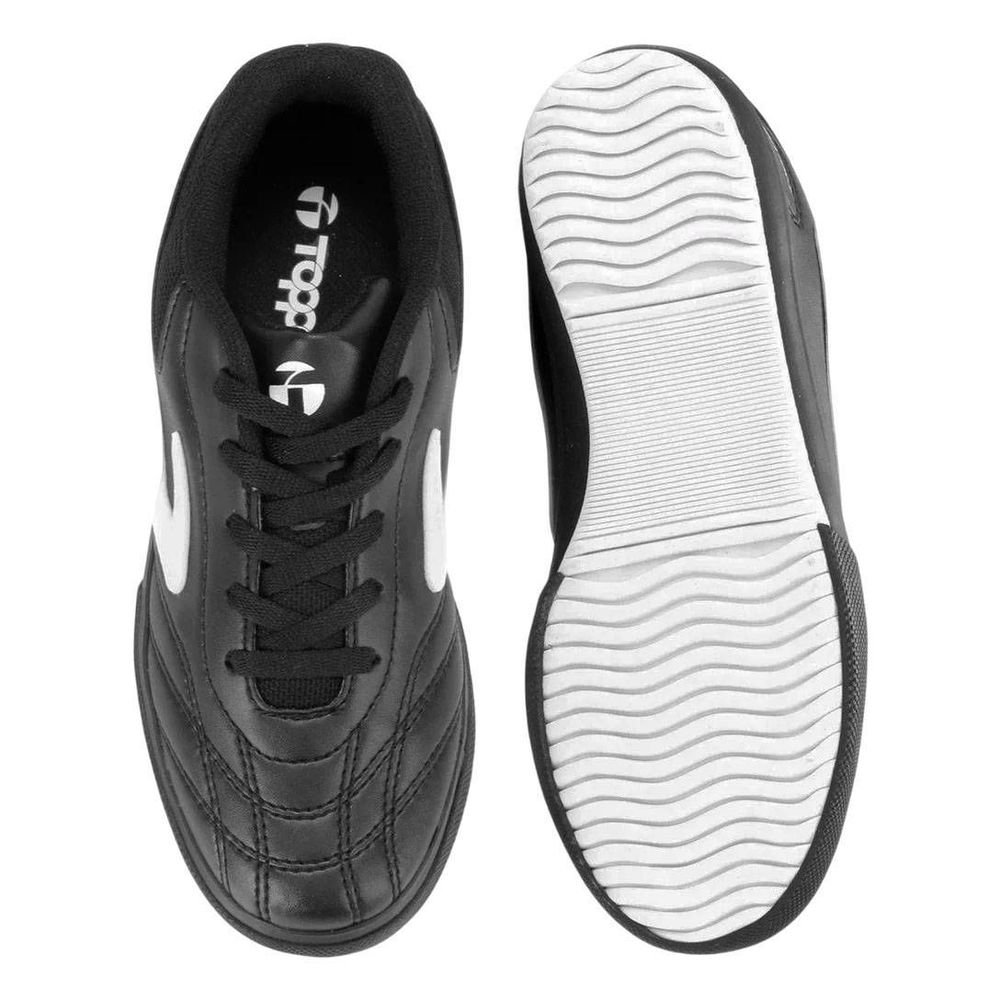 Chuteira Juvenil Topper Futsal Dominator 3 Junior TP00040003 Preto 4