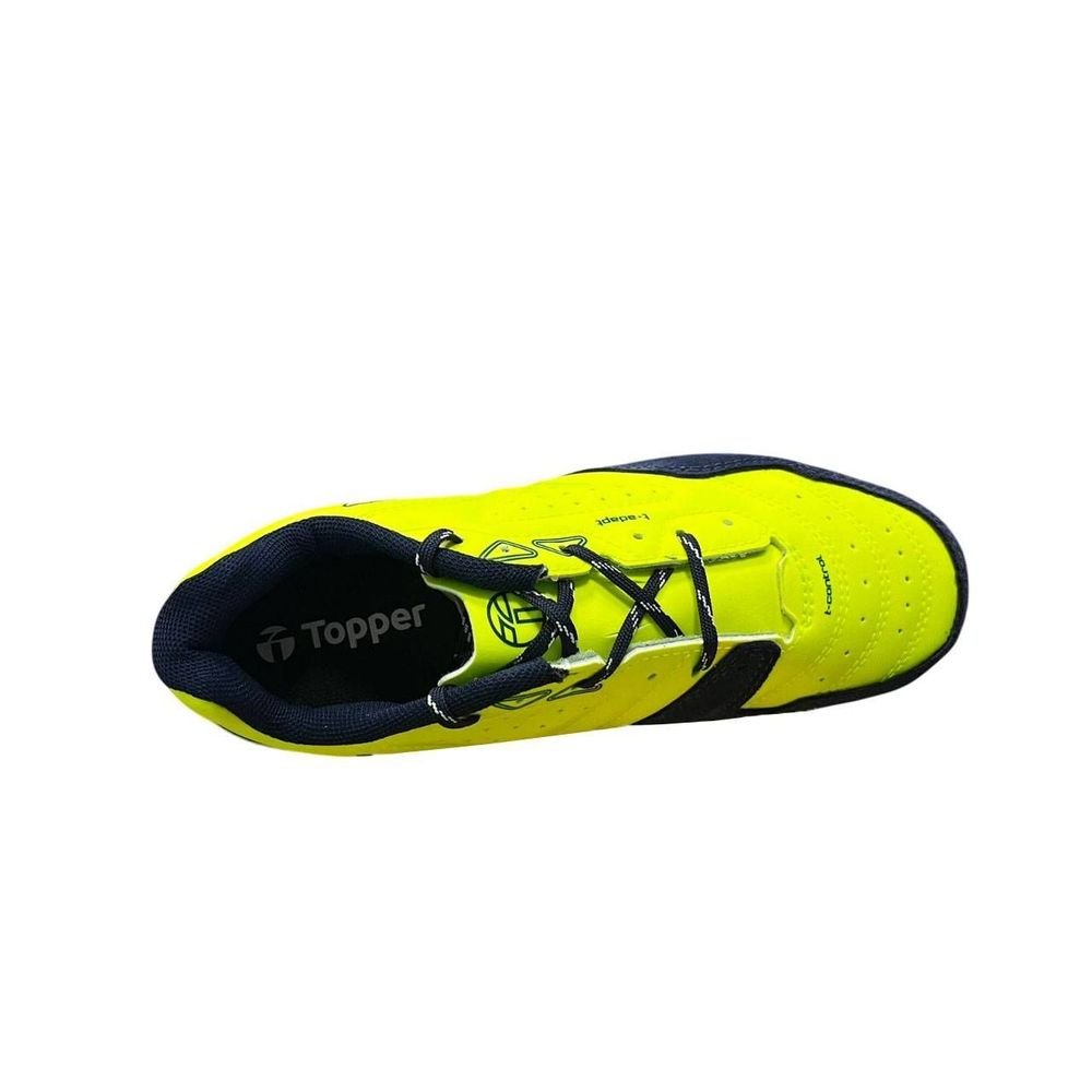 Chuteira Juvenil Topper Society Dominator Club V TP08130003 Amarelo 4