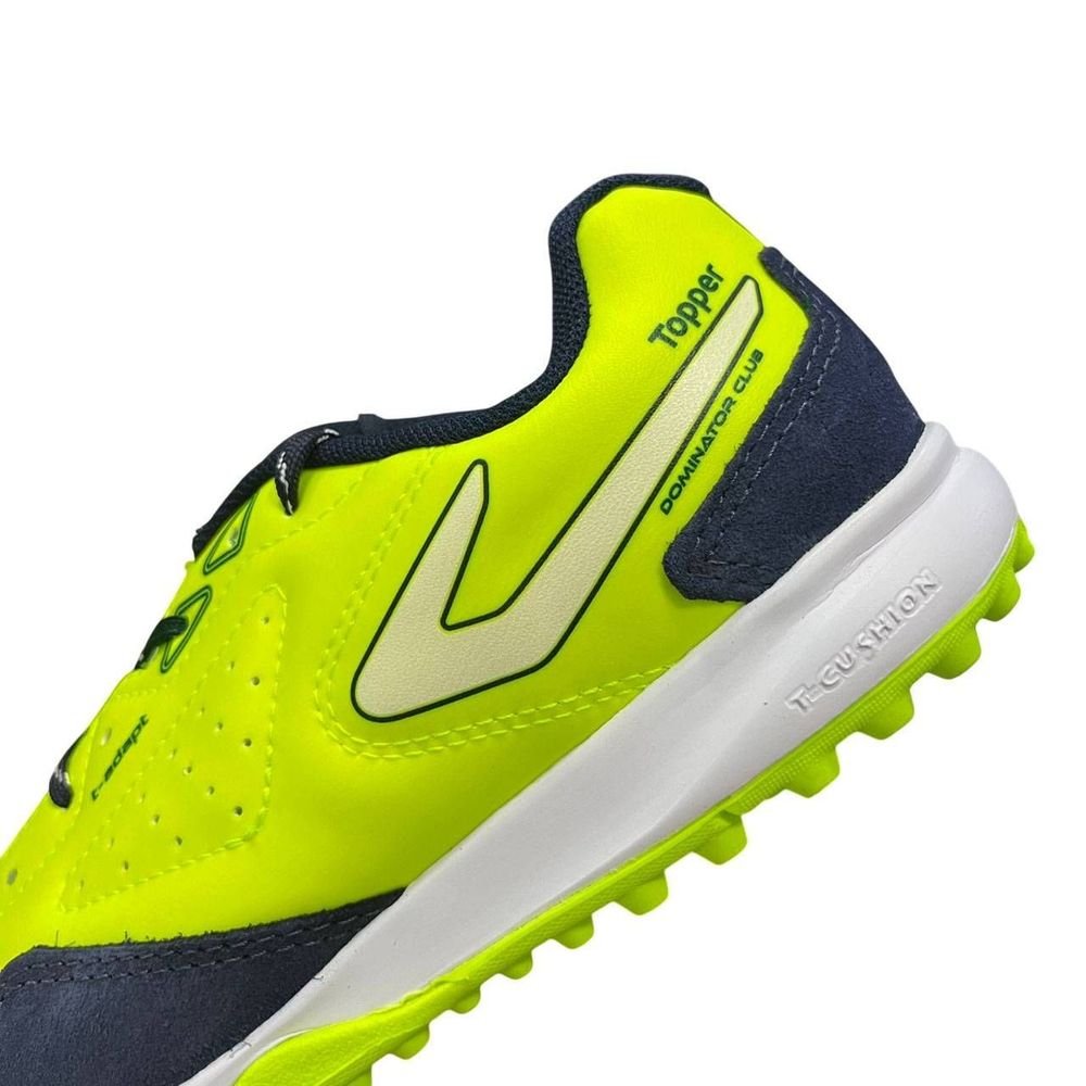 Chuteira Juvenil Topper Society Dominator Club V TP08130003 Amarelo 6