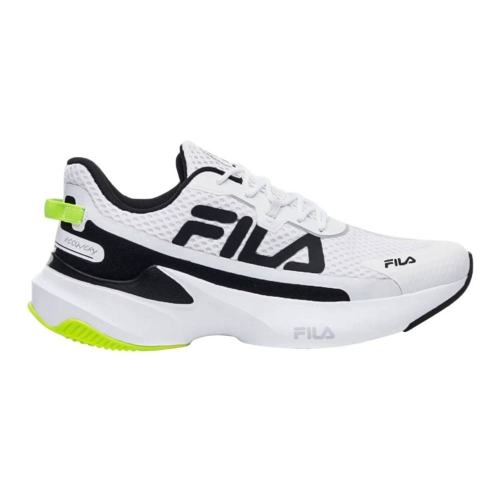 Tênis Fila Recovery Masculino 11J728X-6680 Branco/Preto 1
