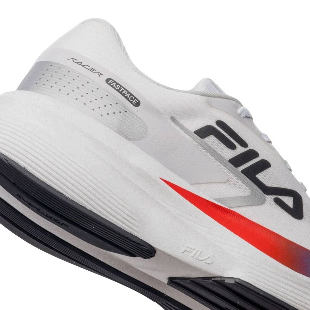 Tênis Fila Racer Fastpace Masculino F01R00162-6845 Branco/Vermelho 5