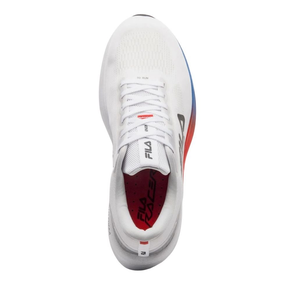 Tênis Fila Racer Fastpace Masculino F01R00162-6845 Branco/Vermelho 7