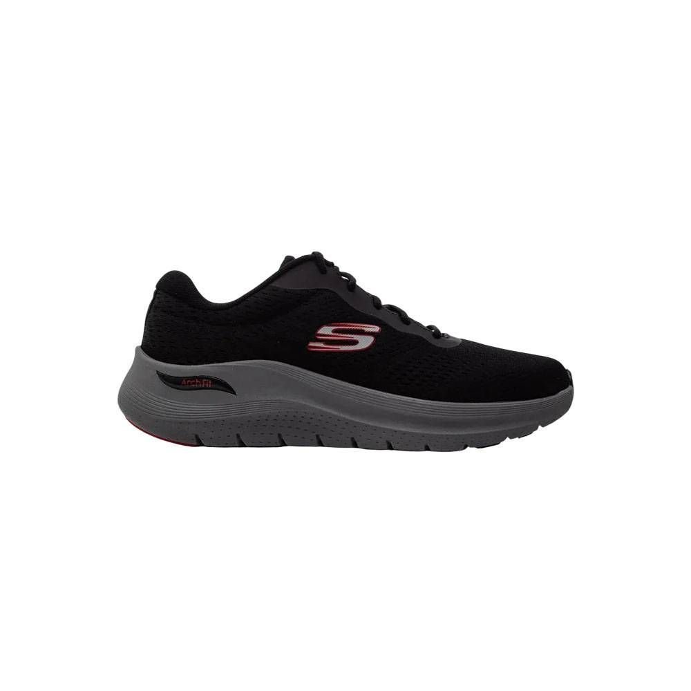 Tênis Skechers Arch Fit 2.0 Masculino 232700BR-BKRD Preto/Vermelho