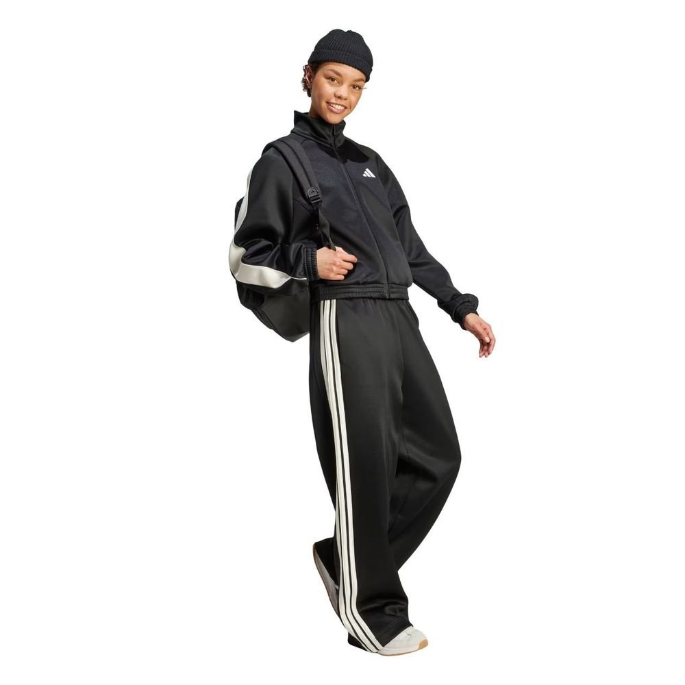 Calça Adidas Stadium Três Listras Feminina JL6995 Preto 4