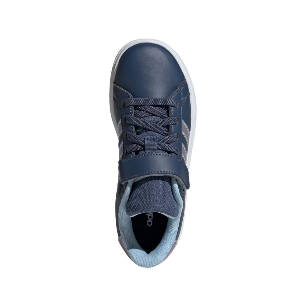 Tênis Juvenil Adidas Grand Court JR6118 Azul Marinho/Prata 5