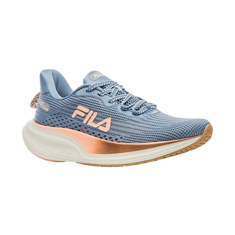 Tênis Fila Racer Speedzone Feminino F02R00154-6548 Azul/Coral 3