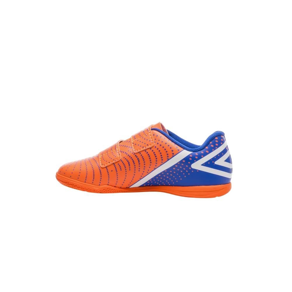 Chuteira Infantil Umbro Futsal Flip Kids U07FB00193-632 Laranja/Azul 2