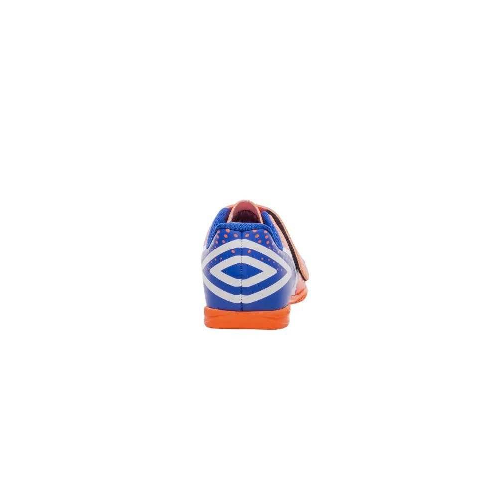 Chuteira Infantil Umbro Futsal Flip Kids U07FB00193-632 Laranja/Azul 6