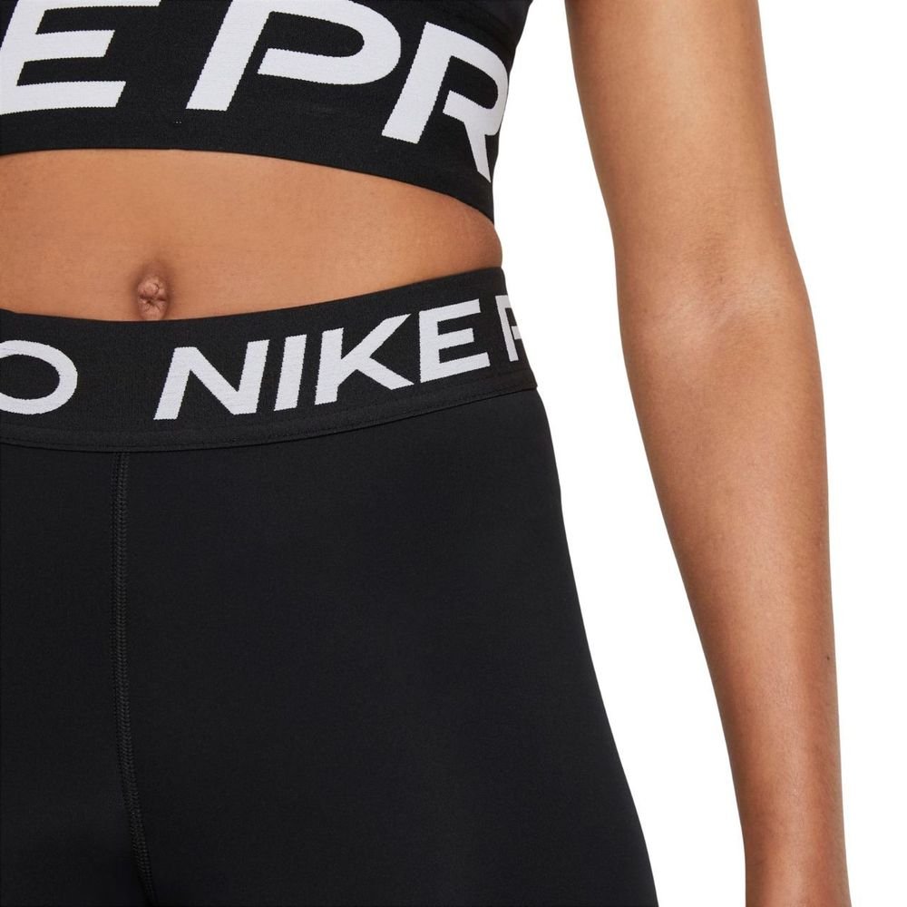 Shorts Nike Pro 365 8IN Feminino CZ9840-010 Preto 5