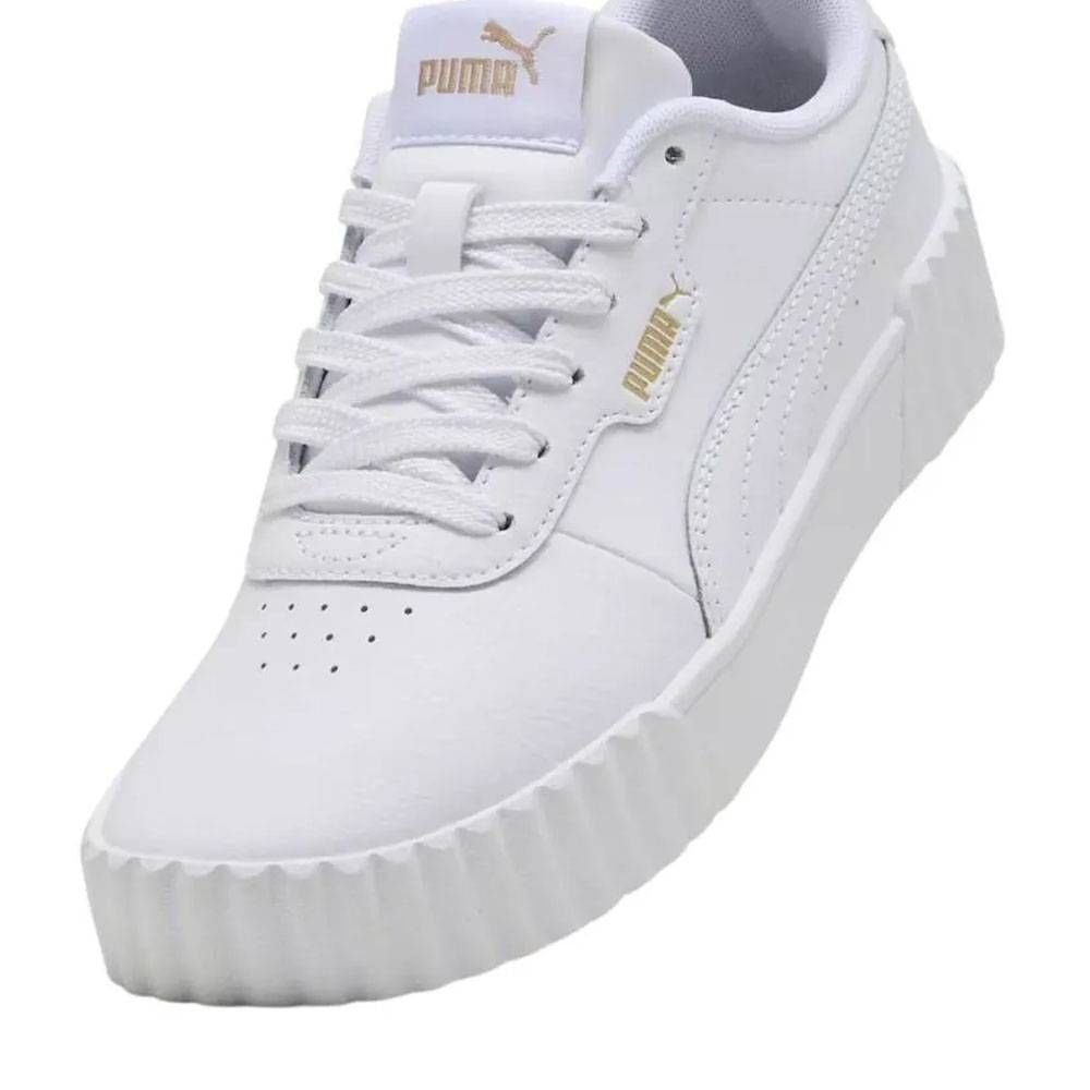 Tênis Puma Carina 3.0 Feminino 405885-01 Branco/Dourado 4