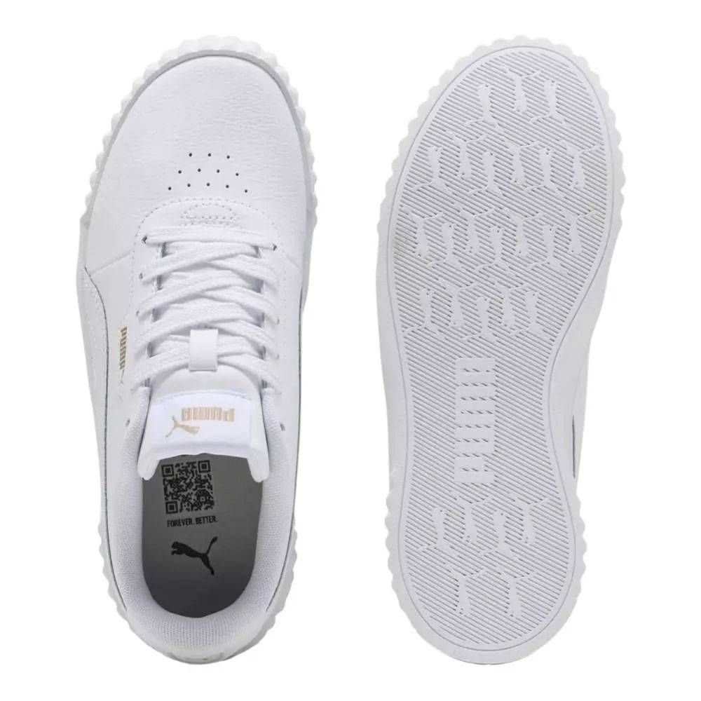 Tênis Puma Carina 3.0 Feminino 405885-01 Branco/Dourado 5