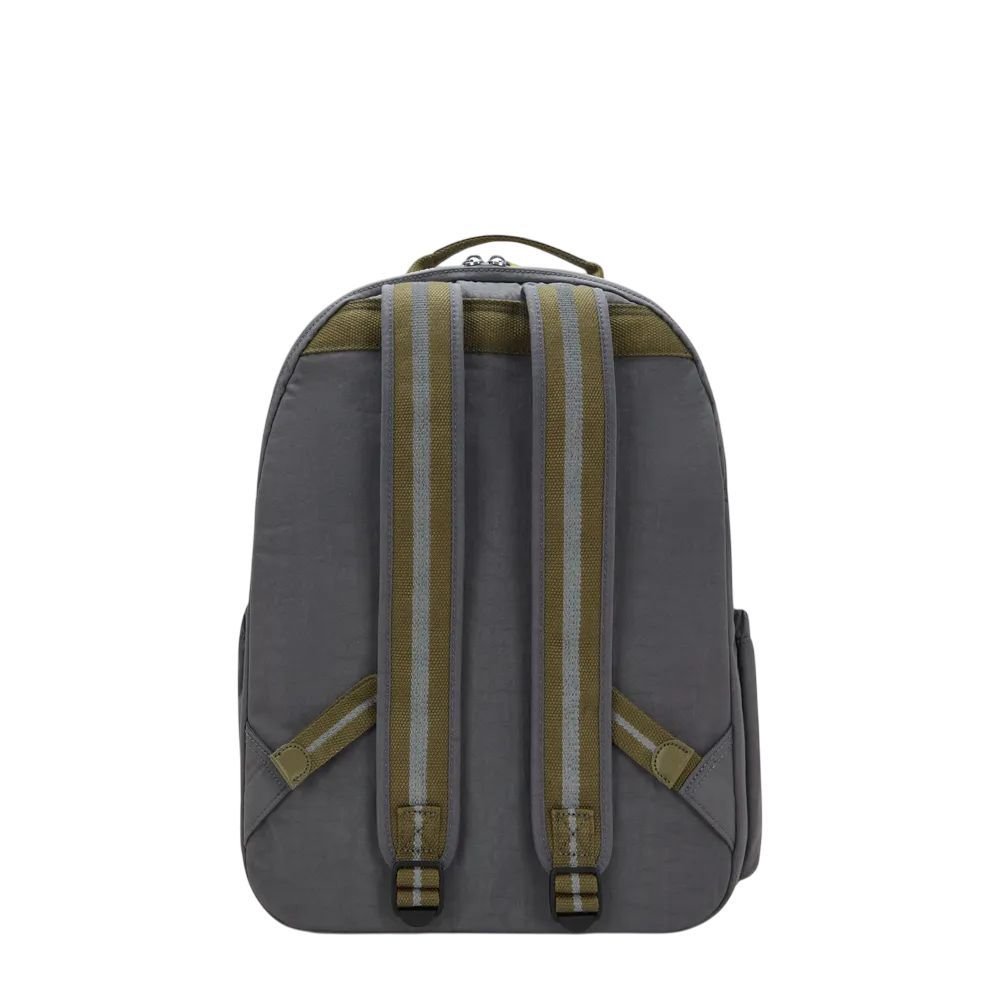 Mochila Kipling Seoul Lap Unissex I42751DX Chumbo/Amarelo 5