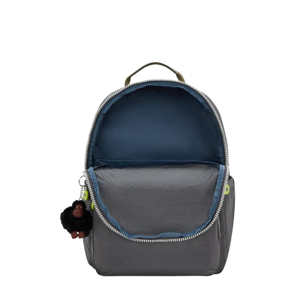 Mochila Kipling Seoul Lap Unissex I42751DX Chumbo/Amarelo 6