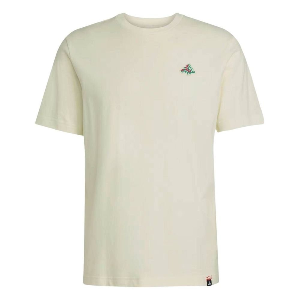 Camiseta Adidas M/C Mini Pizza Graphic Masculina JM6481 Bege 4