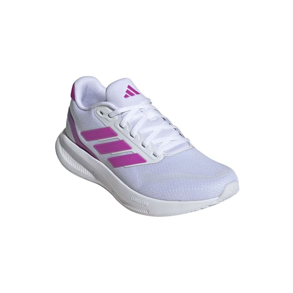 Tênis Adidas Runfalcon 5 Feminino HP7096 Branco/Roxo 3