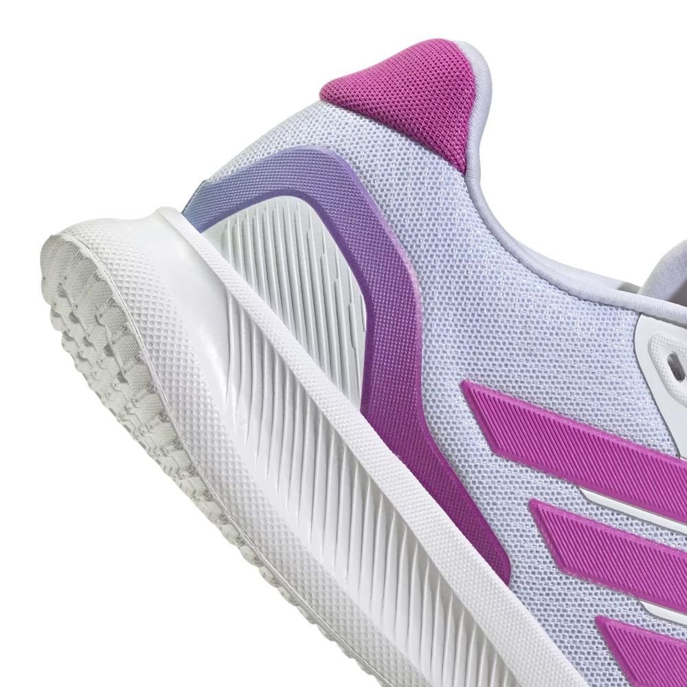 Tênis Adidas Runfalcon 5 Feminino HP7096 Branco/Roxo 8