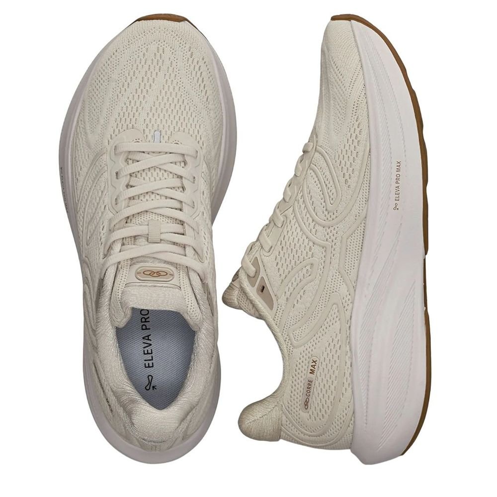 Tênis Olympikus Corre Max Unissex 43758365-ARENIT Creme/Branco 4