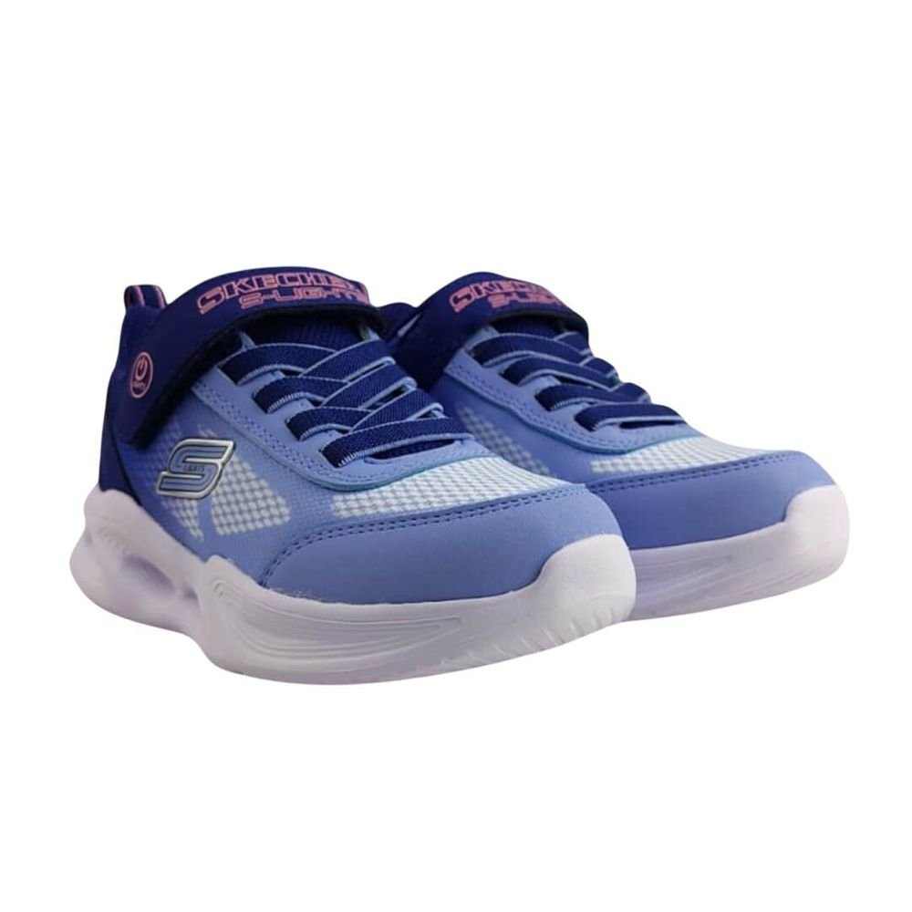 Tênis Juvenil Skechers Sola Glow 303714L-NVLB Azul 3