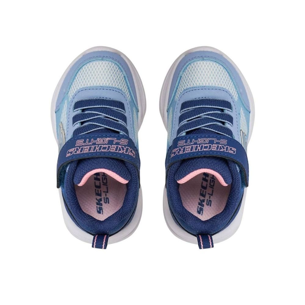 Tênis Infantil Skechers Sola Glow 303714N-NVLB Azul 5