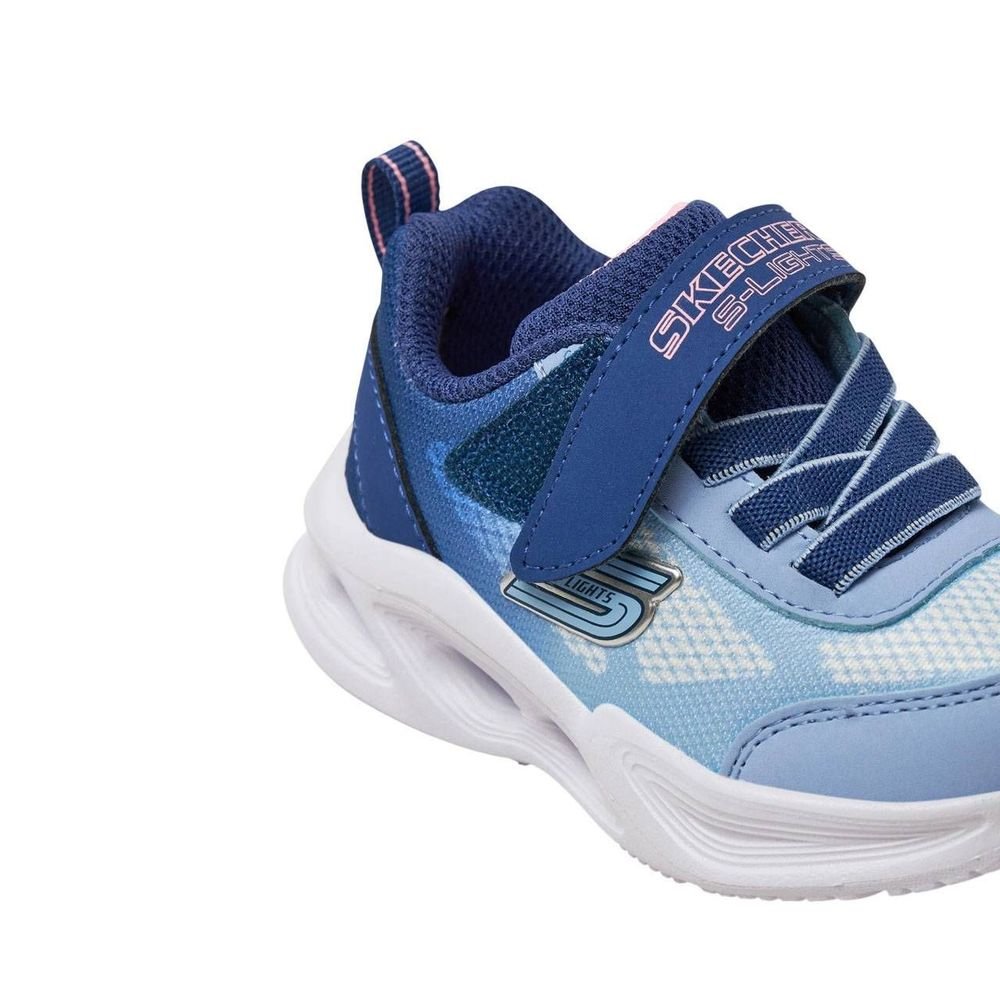 Tênis Infantil Skechers Sola Glow 303714N-NVLB Azul 6