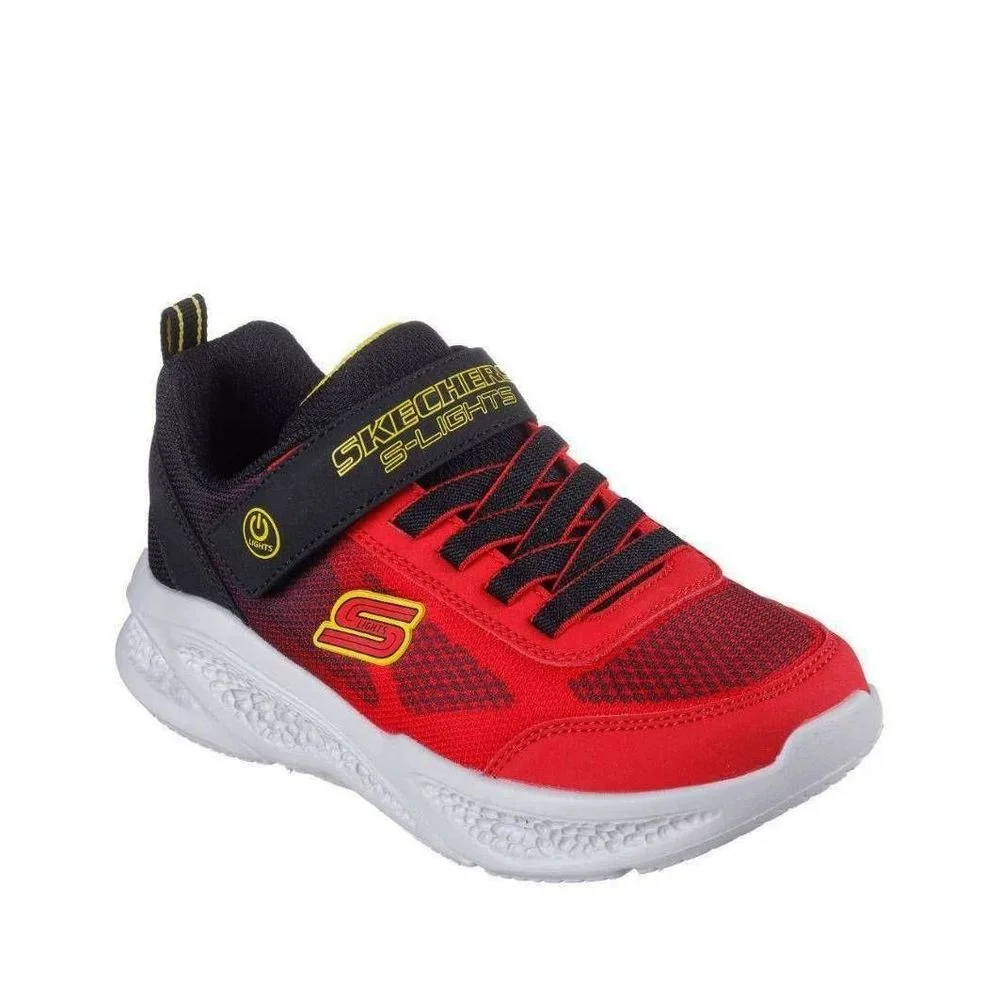 Tênis Juvenil Skechers Meteor Lights Krendo 401495L-RDBK Vermelho/Preto 3