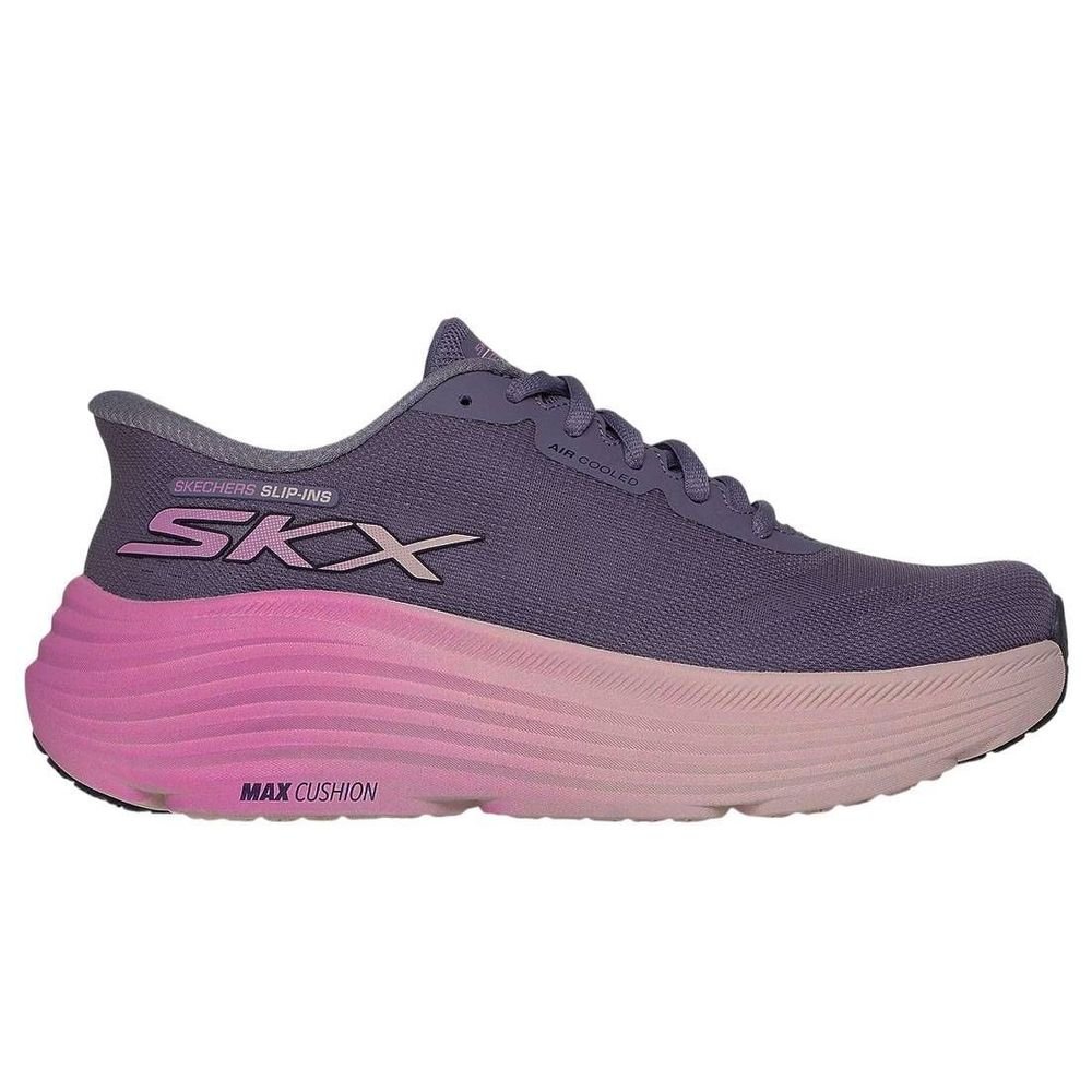 Tênis Skechers Max Cushioning Endeavour Hall Fem 129473-PUR Roxo/Rosa