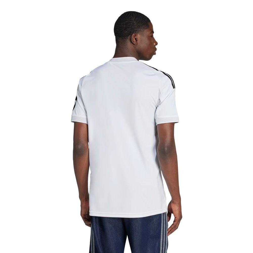 Camiseta Adidas M/C Real Madrid I 25/26 Masculina JJ1931 Branco/Preto
