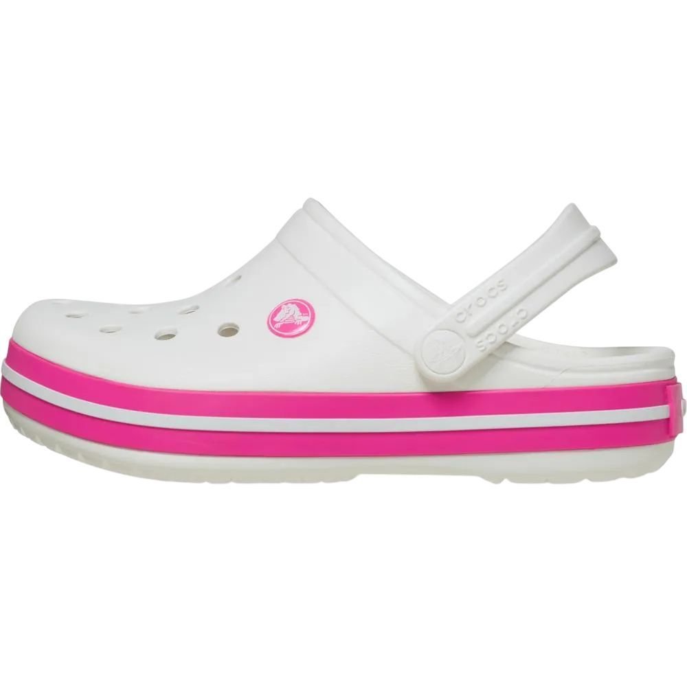 Sandália Juvenil Crocs Crocband Clog 207006-6WU Branco 2