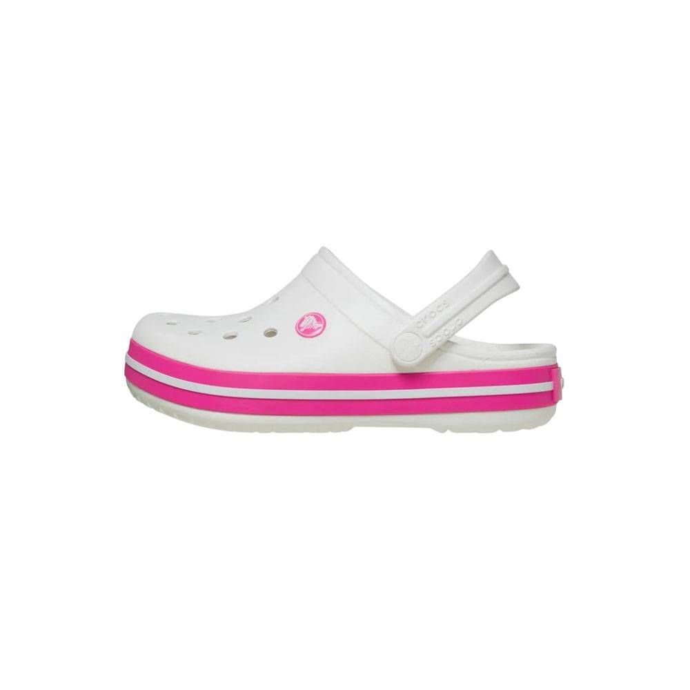 Sandália Infantil Crocs Crocband Clog 207005-6WU Branco 2