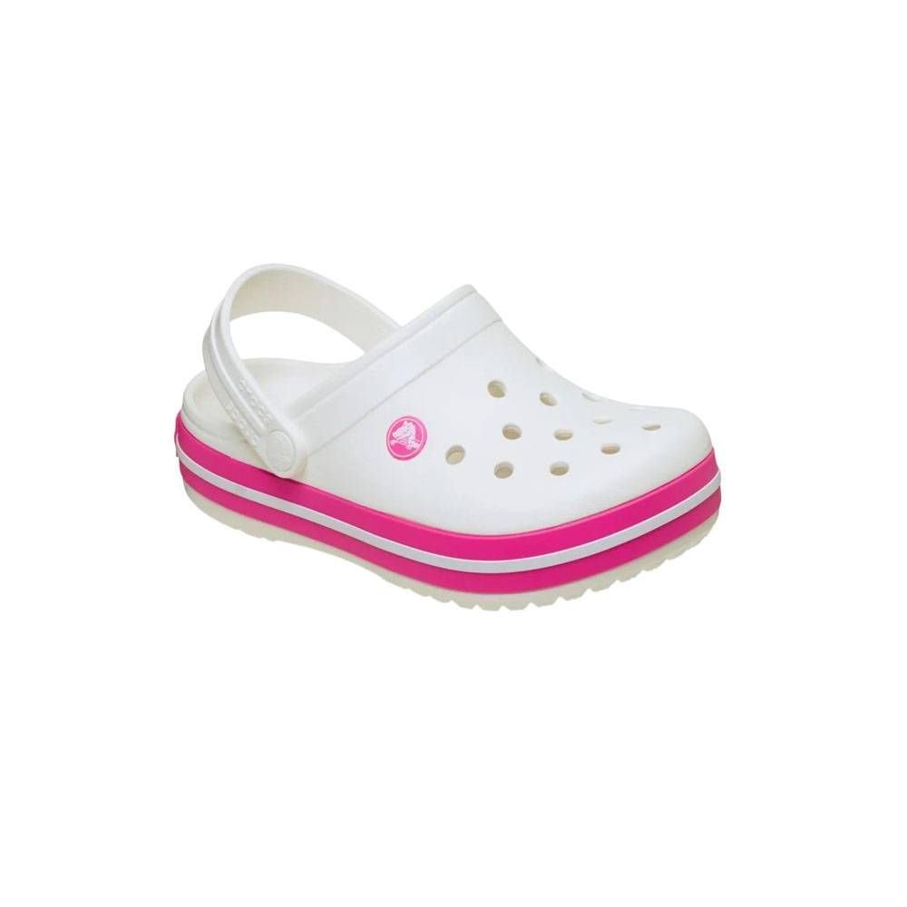 Sandália Infantil Crocs Crocband Clog 207005-6WU Branco 3
